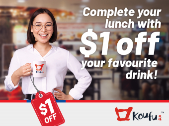 NETS Lunchtime deal at Koufu