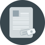 Approval stamp on document