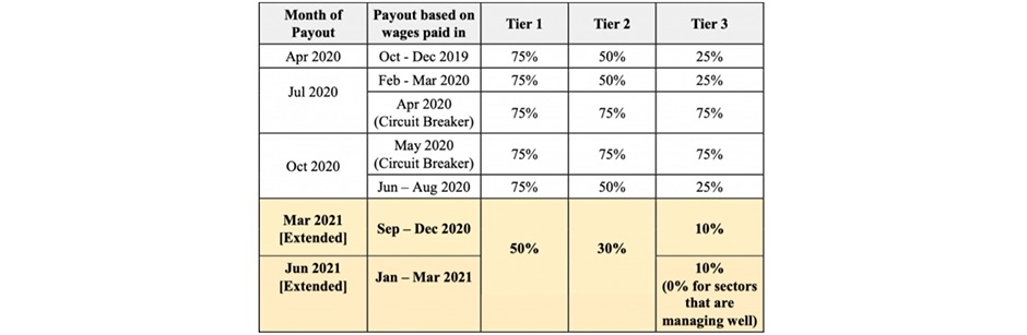 JSS support tiers and schedule