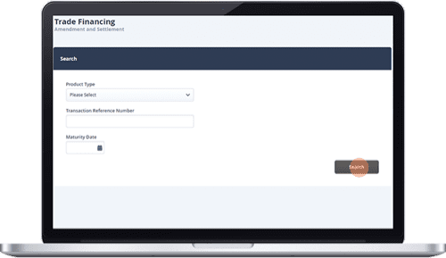 Trade Financing Amendment and Settlement – Search