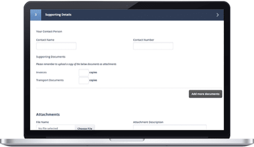 Invoice Financing (purchase) Application – Supporting Details