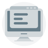 icon of a computer screen