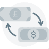 Transact in multiple currencies