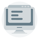 icon online document
