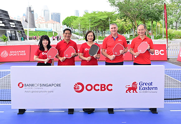 OCBC Group partners Singapore Sports Hub to create a first-of-its kind pickleball programme