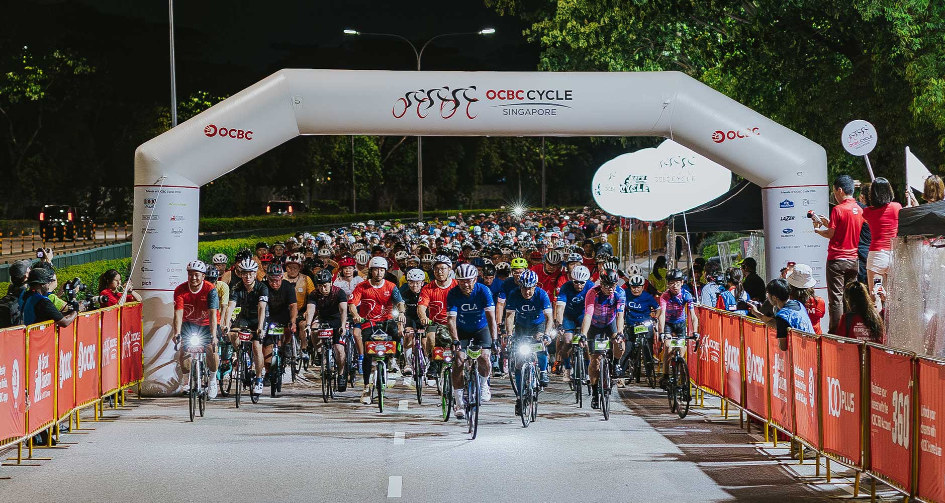 All physical mass participation ride categories were sold out upon its return this year (Photo credit: OCBC Cycle)