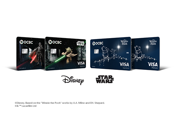 OCBC Launches exclusive Stars Wars and Winnie the Pooh-themed ‘Light-Up’ cards