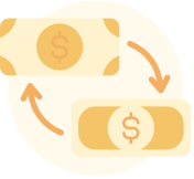 Attractive rates for 10 major currencies, 24/7