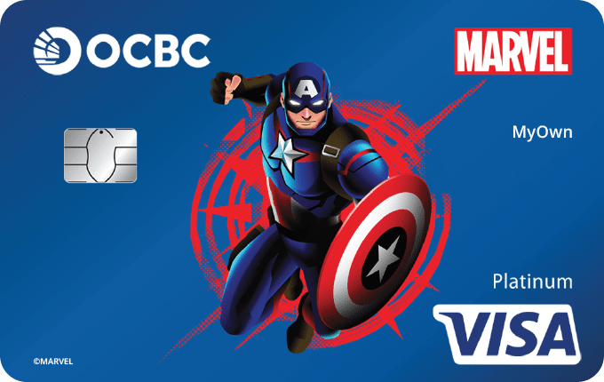 Marvel Captain America Debit Card - OCBC