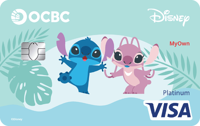 Disney Stitch and Angel Limited Edition Debit Card - OCBC