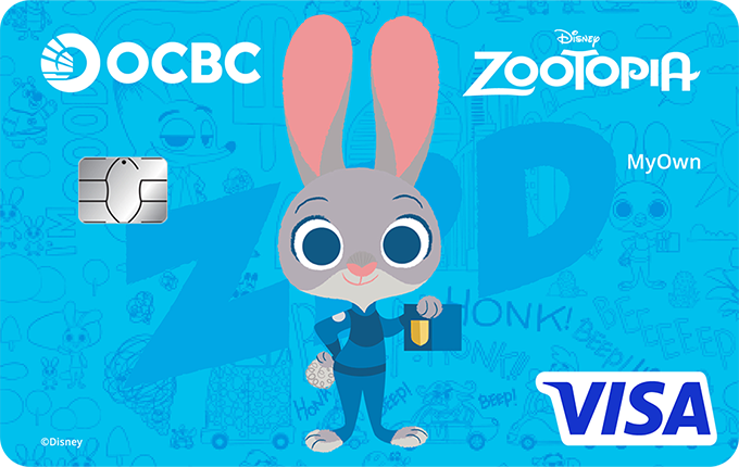 Judy Zootopia Limited Edition Debit Card - OCBC
