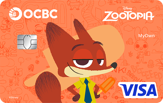 Nick Zootopia Limited Edition Debit Card - OCBC
