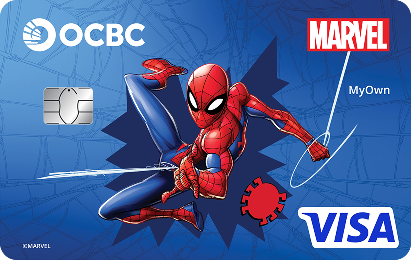 Spiderman Limited Edition Debit Card - OCBC