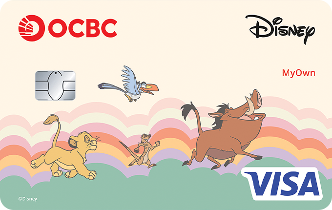 The Lion King Limited Edition Debit Card - OCBC