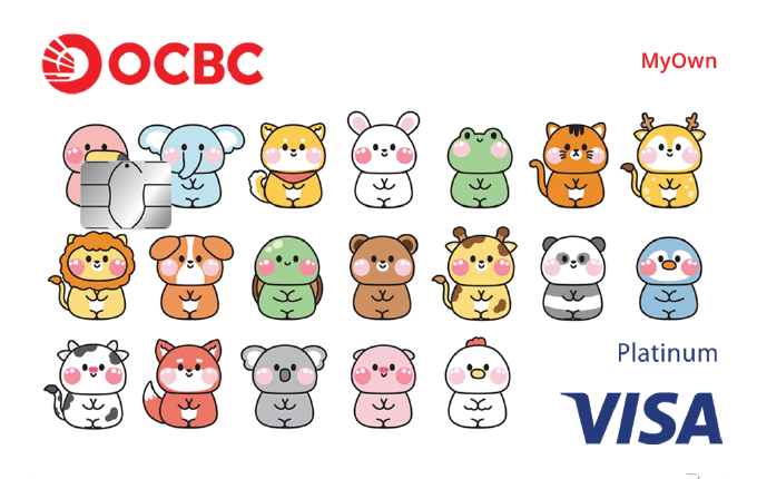 Cute Animals Debit card - OCBC