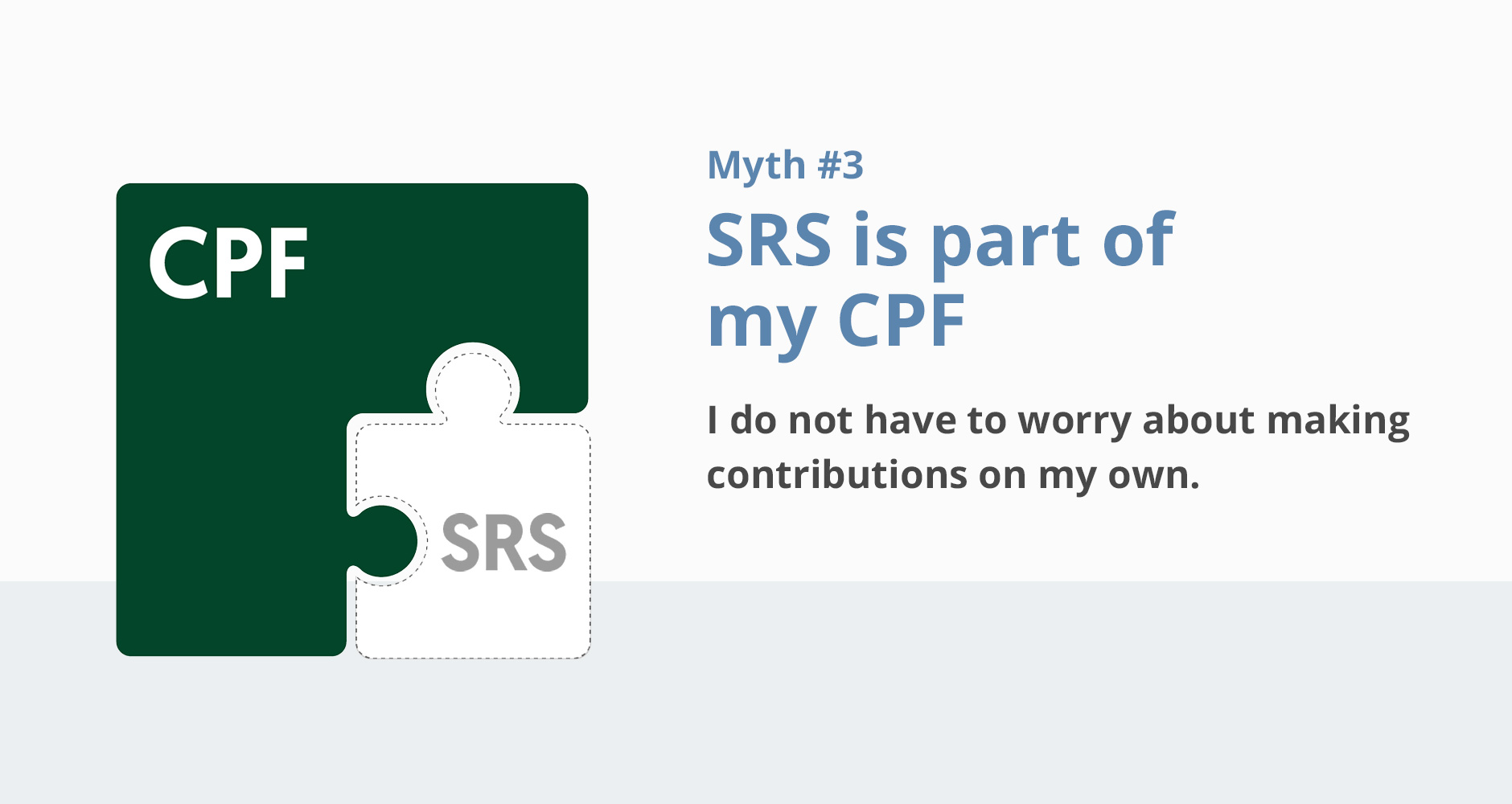 Myth #3: SRS Is Part Of My CPF