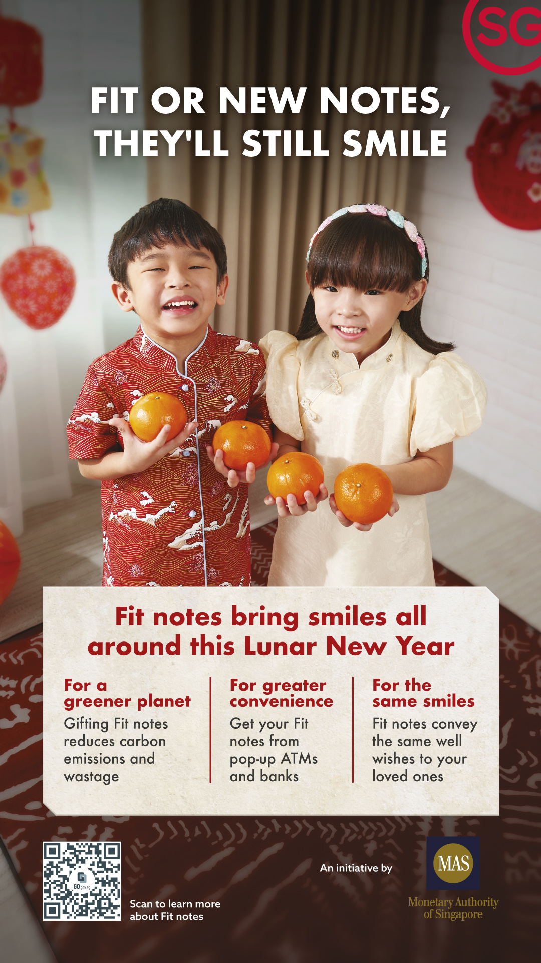 Chinese New Year Notes Exchange 2024 OCBC Singapore