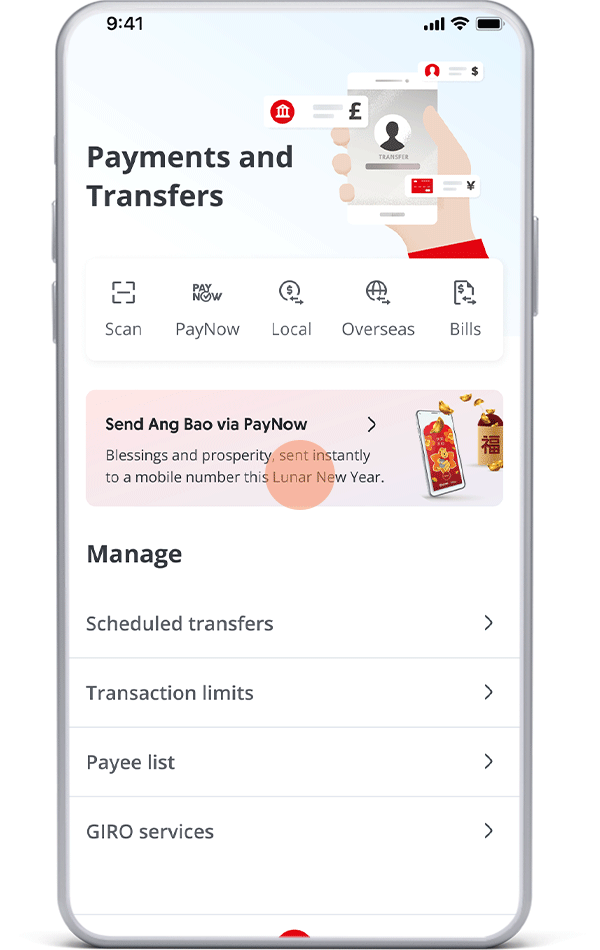 Choose the recipient.