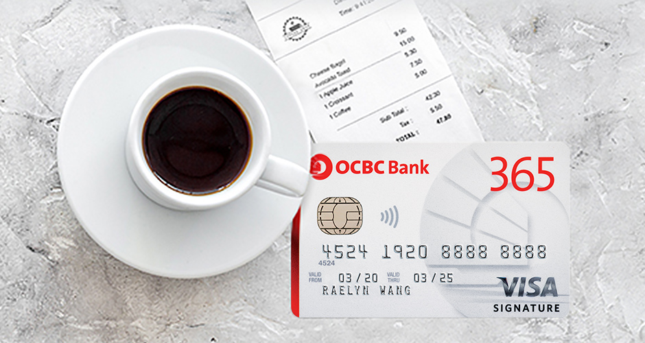Pay easily with OCBC 365 Credit Card