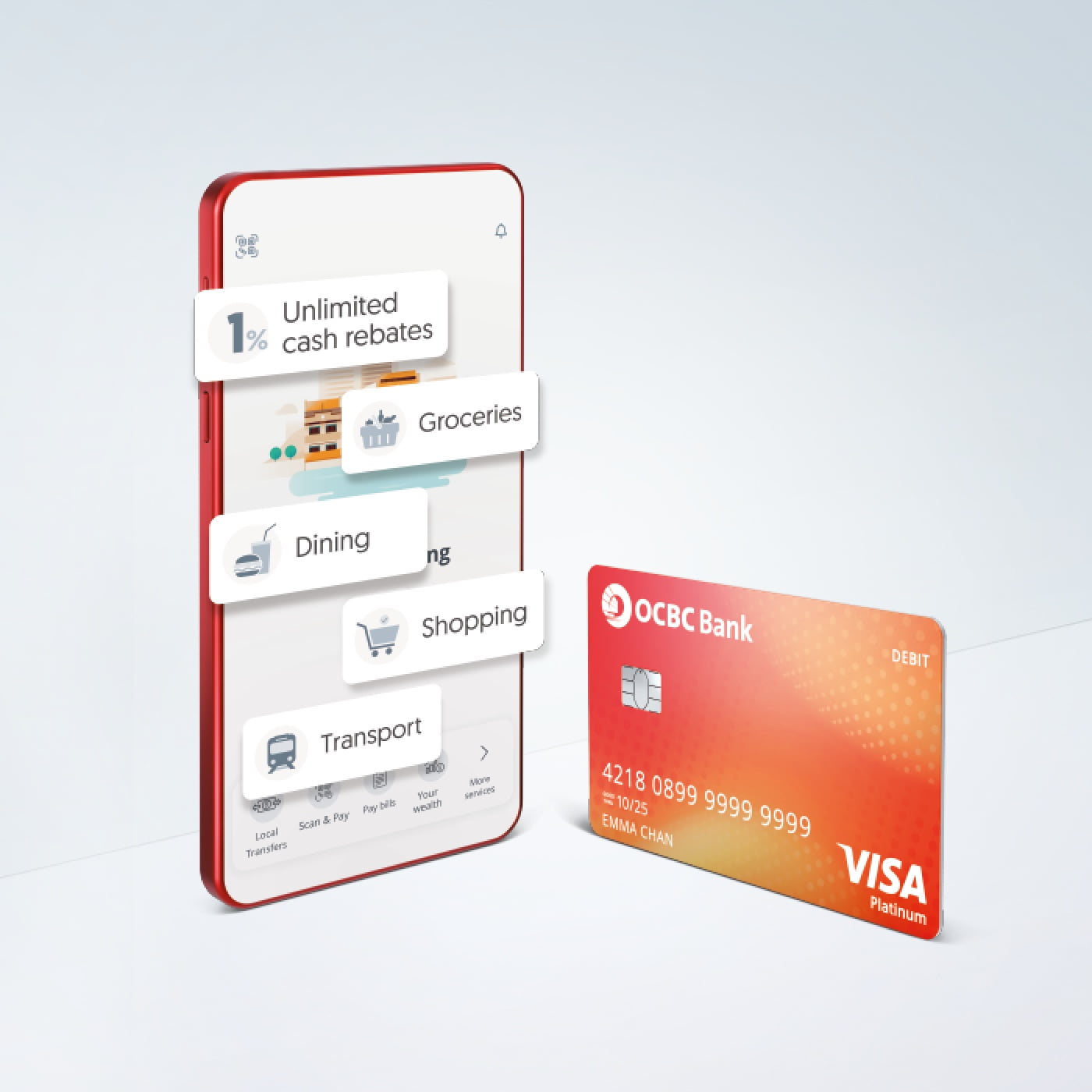 New OCBC Debit Card holders can earn a cash rebate of up to S$50!