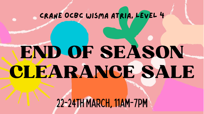 End of Season Clearance Sale by Crane Living