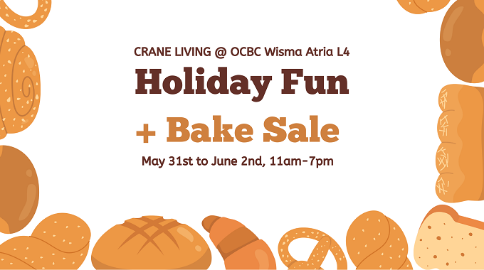 Holiday Fun/Bake Sale by Crane Living
