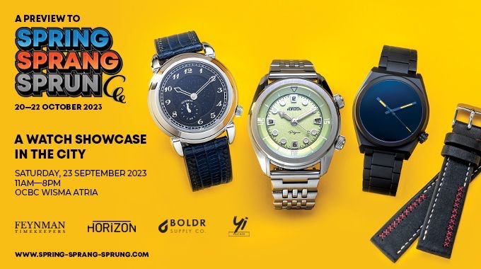 Spring Sprang Sprung: A Watch Showcase in the City