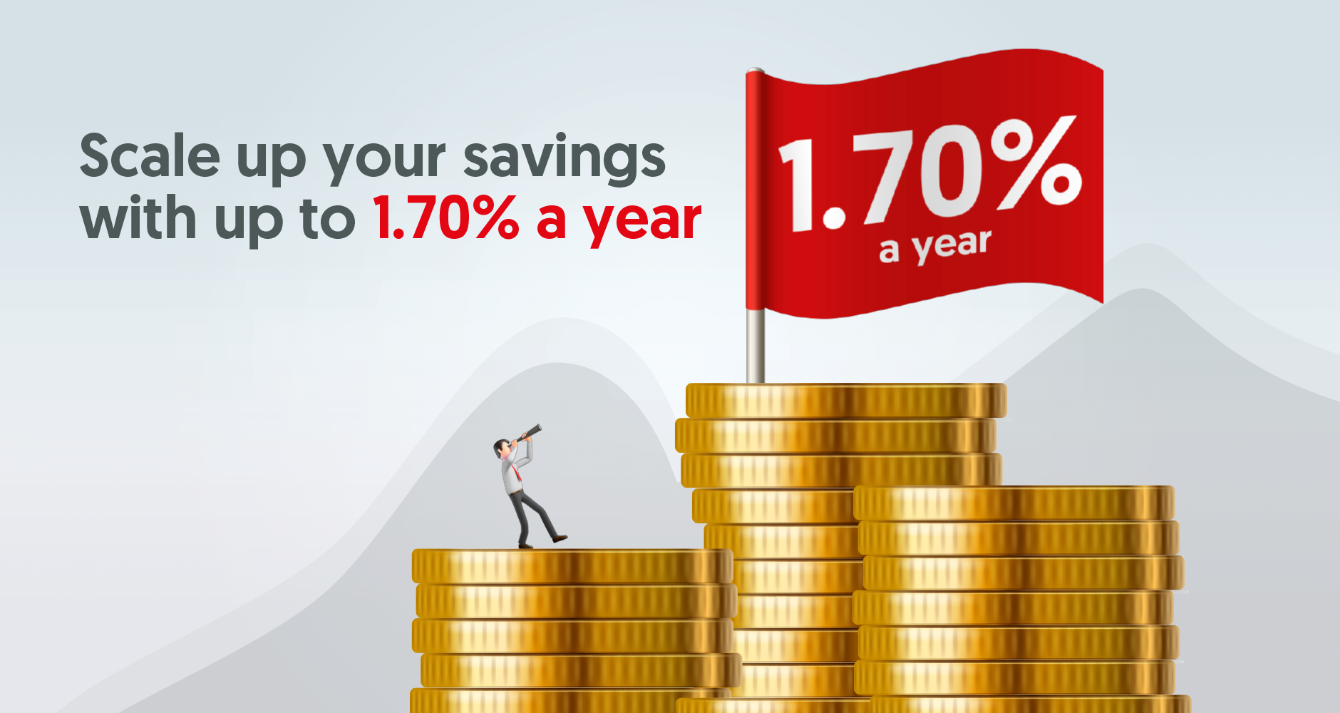 Earn up to 1.70% a year