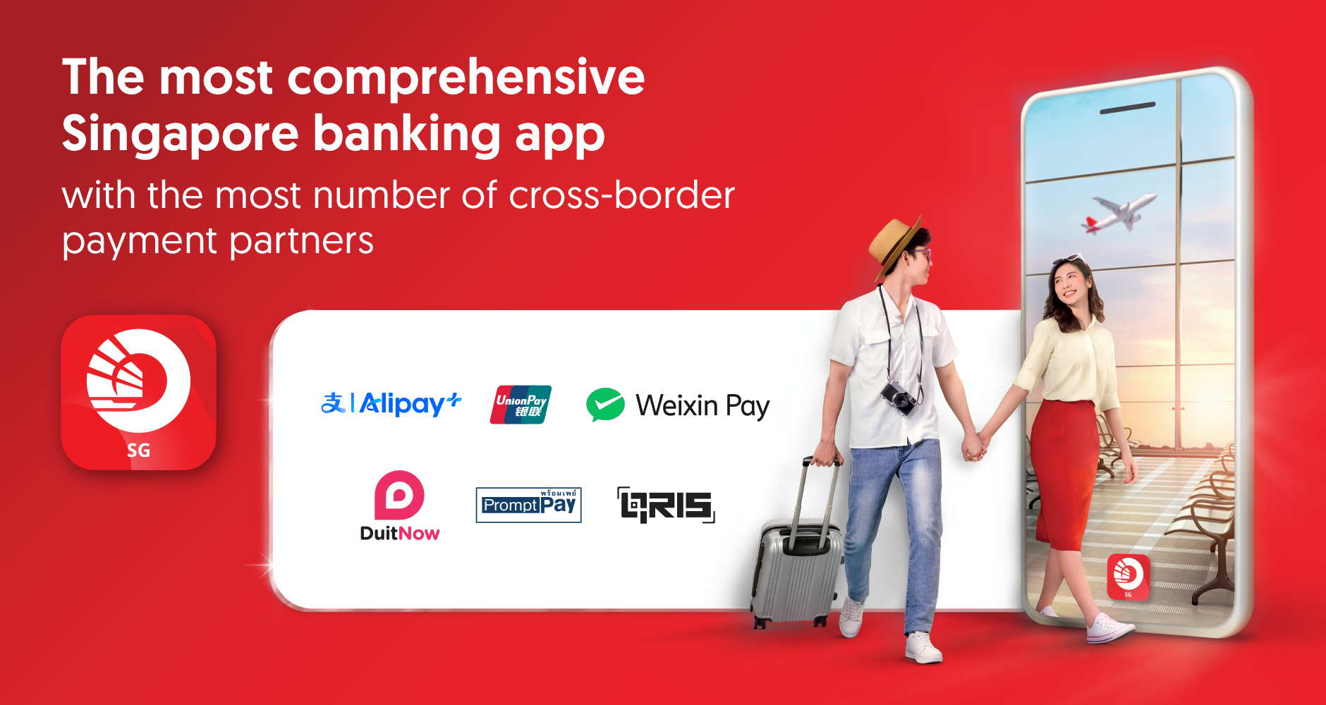 Go cashless during your travels with OCBC Digital