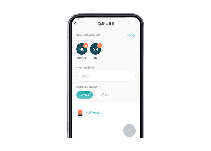 Split the bill using Pay Anyone app | Step by step guides ...
