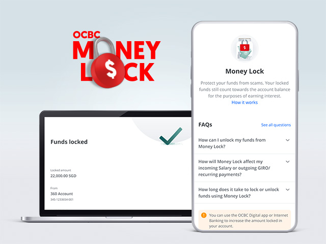 Protect your funds from scams with the new OCBC Money Lock