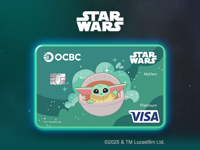 Awaken your young padawan’s financial wisdom with our newest OCBC MyOwn Debit Card design!