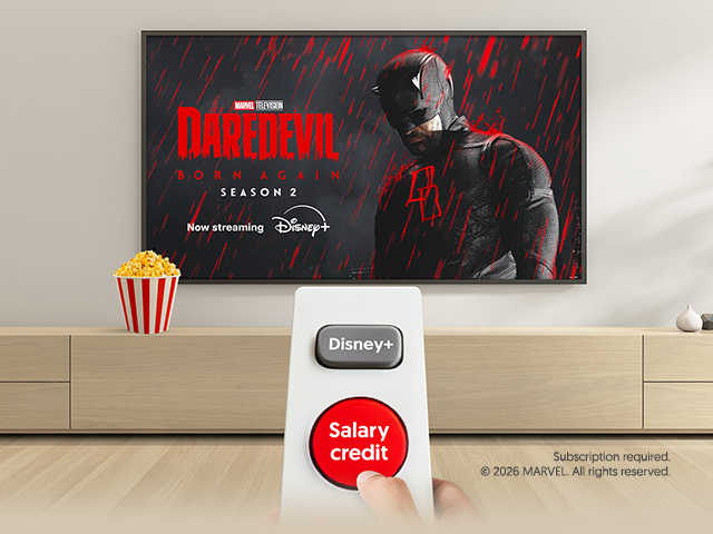 Enjoy a year of Disney+ (worth S$189.98) on us