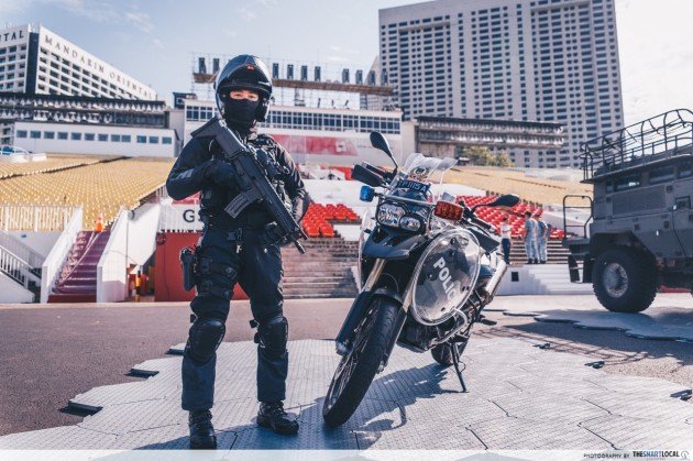 Policeman with Scout Bike