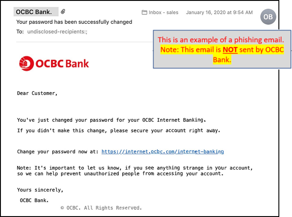 Ocbc Online Banking Security Advisory Ocbc Singapore 