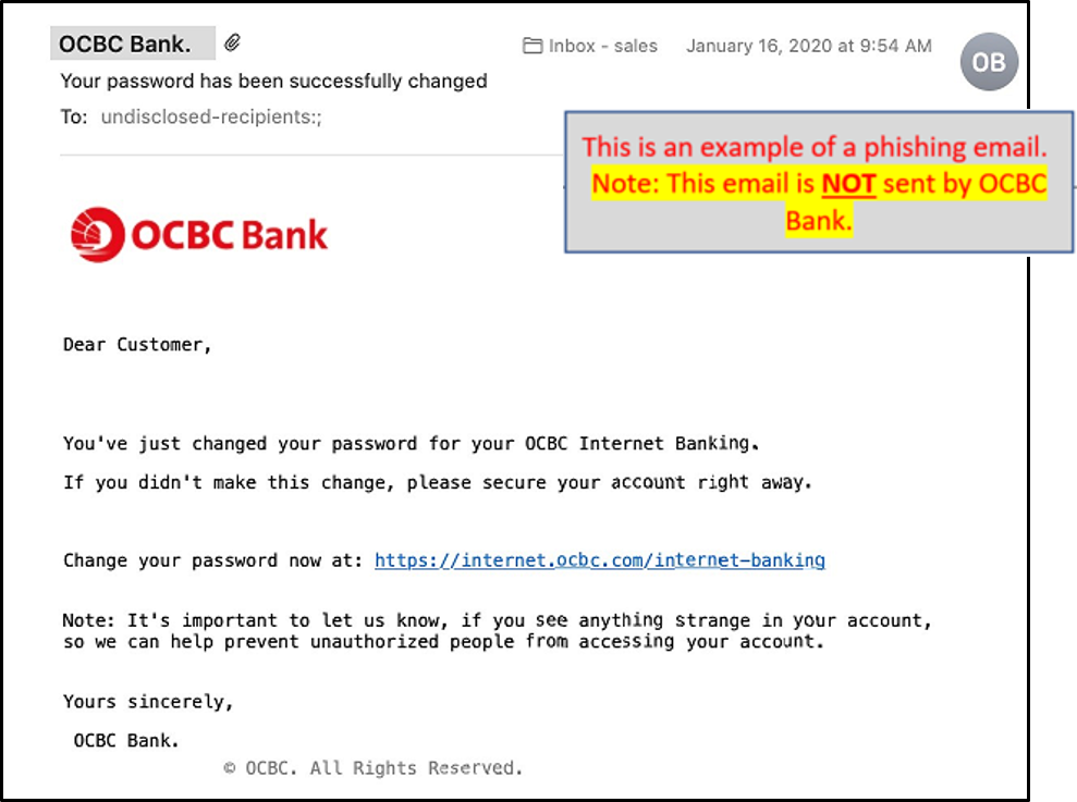 Ocbc Online Banking Security Advisory Ocbc Singapore